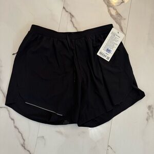 Lululemon Black Fast & Free 6 Inch Lined Shorts
